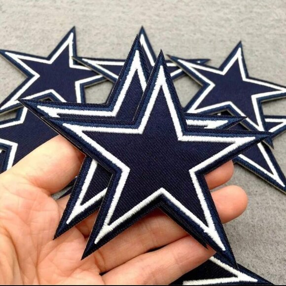 No Brand Accessories Dallas Cowboys Iron On Patch Set Of 9 Patch